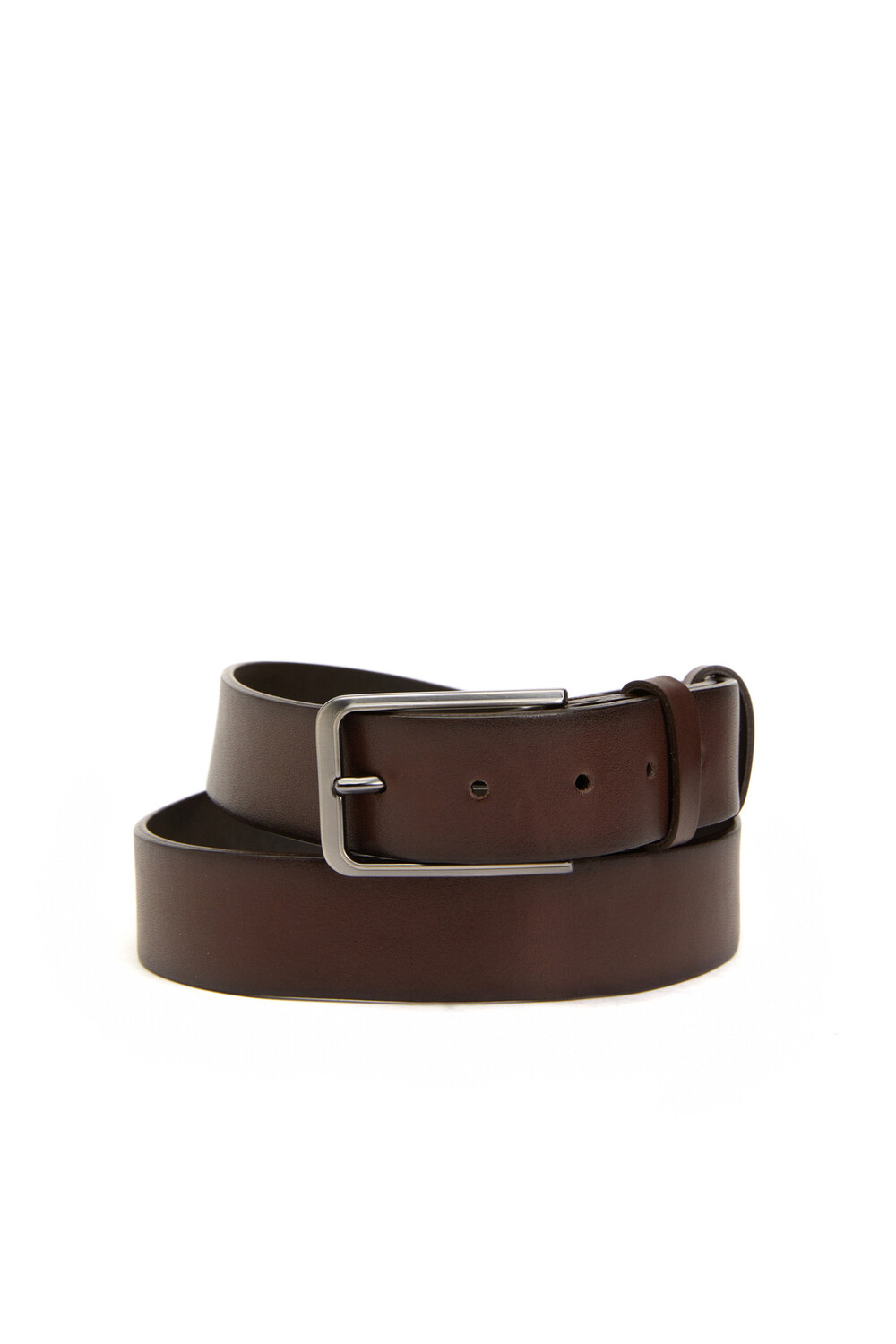 

Коричневый мужской кожаный ремень Network, коричневый