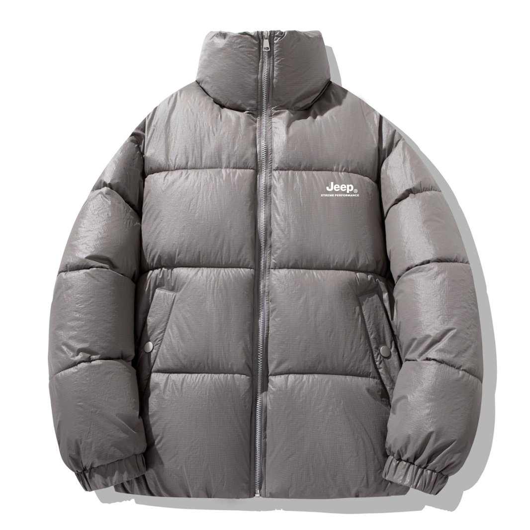 

Пуховик Unisex Stand Collar утепленный стеганый Jeep, space серый