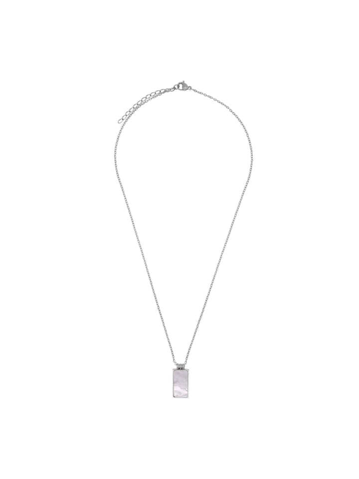 

Steel_Art Колье с жемчугом, женское, Lenya, серебристого цвета, полированное