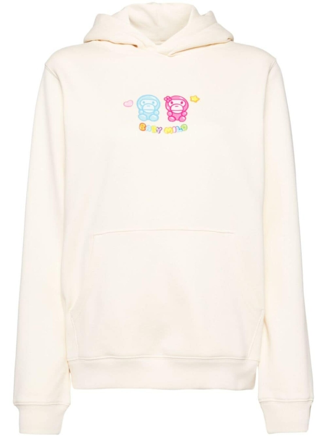 

*BABY MILO STORE BY *A BATHING APE худи с вышитым логотипом, нейтральный цвет