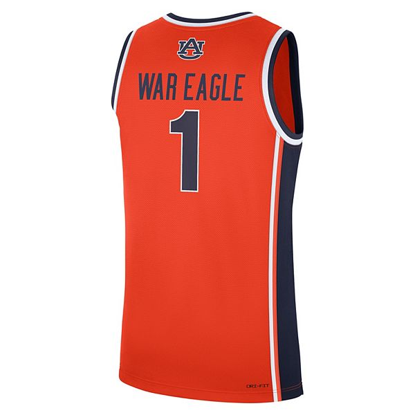 Мужская баскетбольная майка Auburn Tigers #1 Alternate War Eagle Nike — фото 4