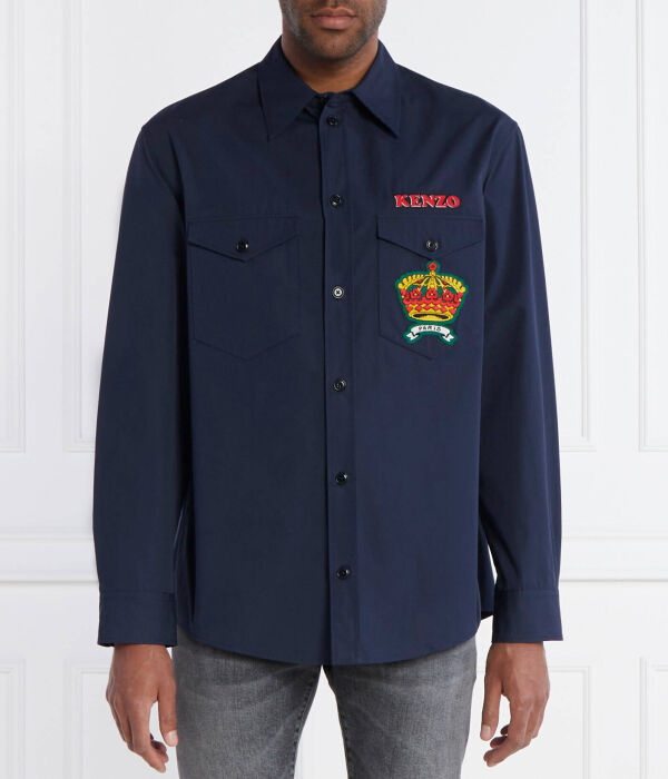 

Рубашка ls Oversize fit Kenzo, синий