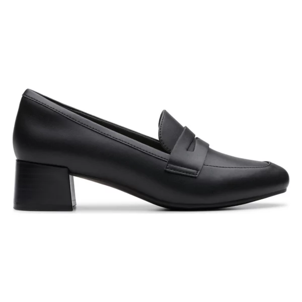Женские туфли Iridessa Sky на блочном каблуке Clarks, цвет black leather — фото 2
