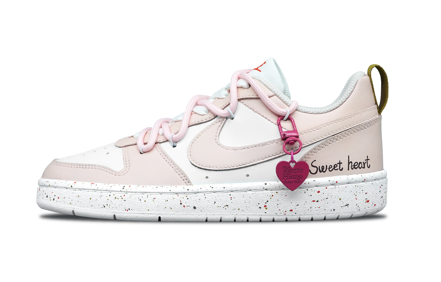 

Кроссовки Nike Court Borough Skateboarding Shoes Women's Low-top White, цвет Lotus Color