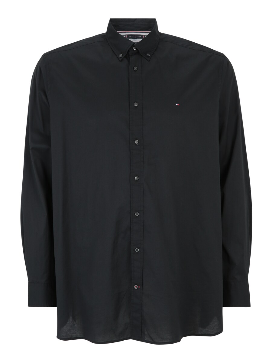 

Повседневная рубашка Tommy Hilfiger Big & Tall Regular fit Button Up Shirt, черный