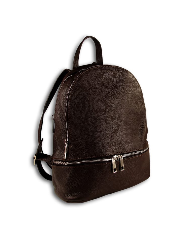 

Кожаный городской рюкзак Toscanto, коричневый, примерно 32 см