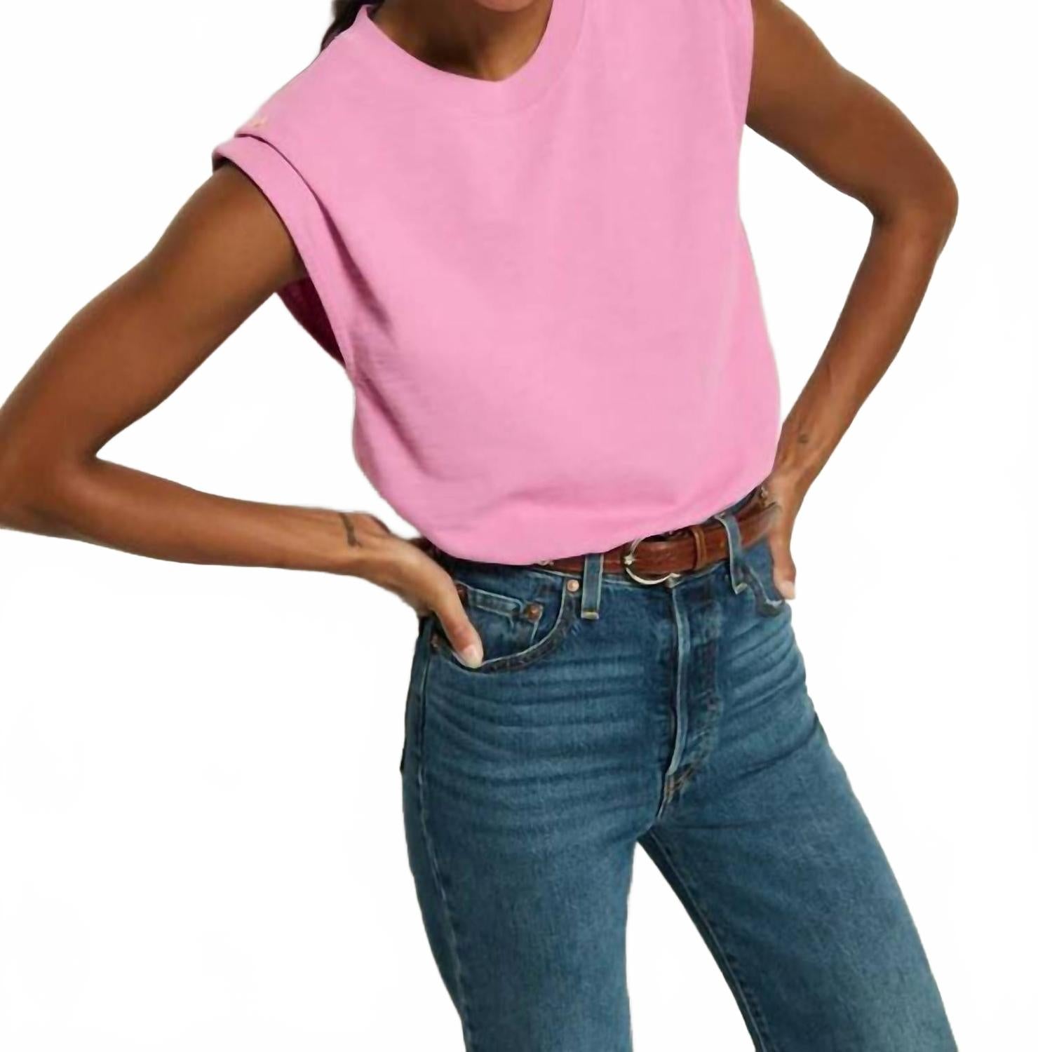 

Футболка Marina Muscle в цвете Dahlia Nation Ltd, Dahlia