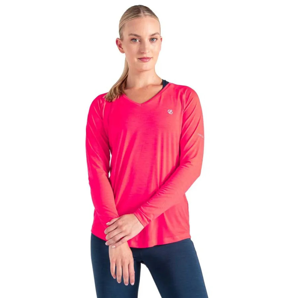 

Футболка Dare2B Discern long sleeve, розовый