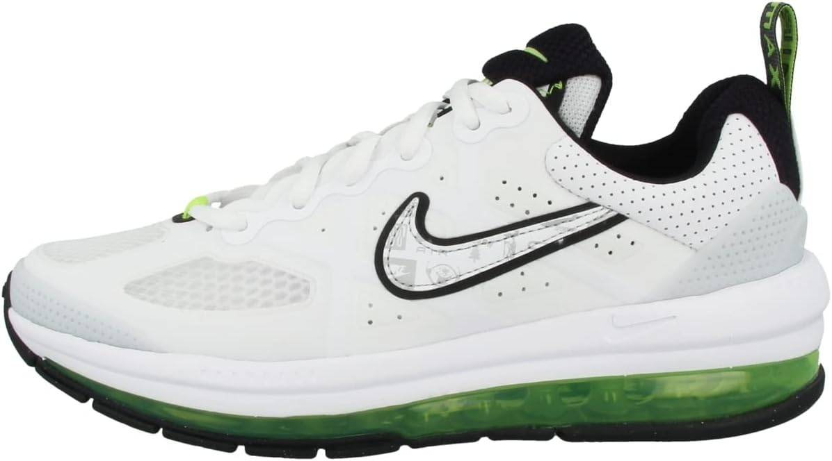 

Баскетбольные кроссовки Nike Air Max Genome, белый/зеленый/серый