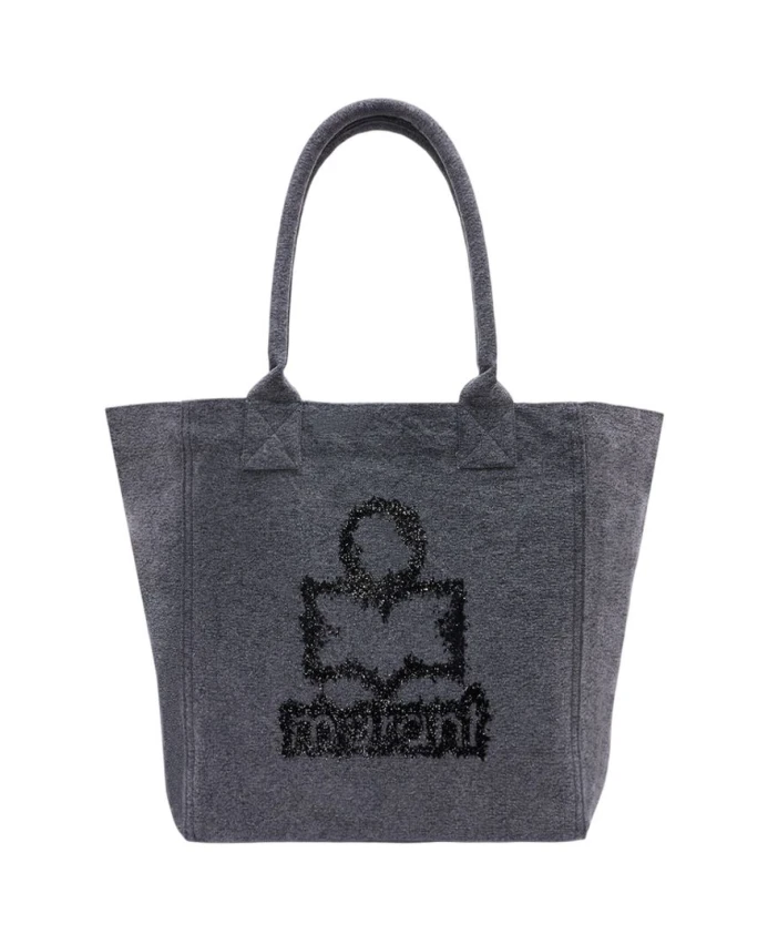 

Маленькая сумка из желтого дерева Isabel Marant, серый