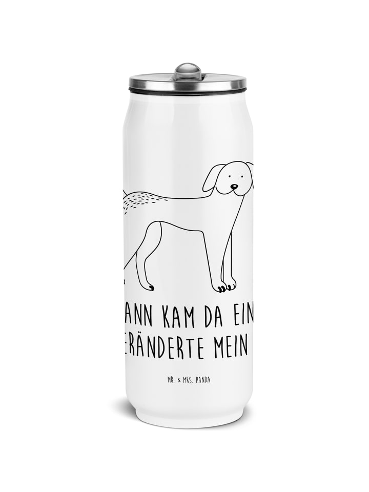 

Mr. & Mrs. Panda Бутылка для воды для собак с надписью белого цвета