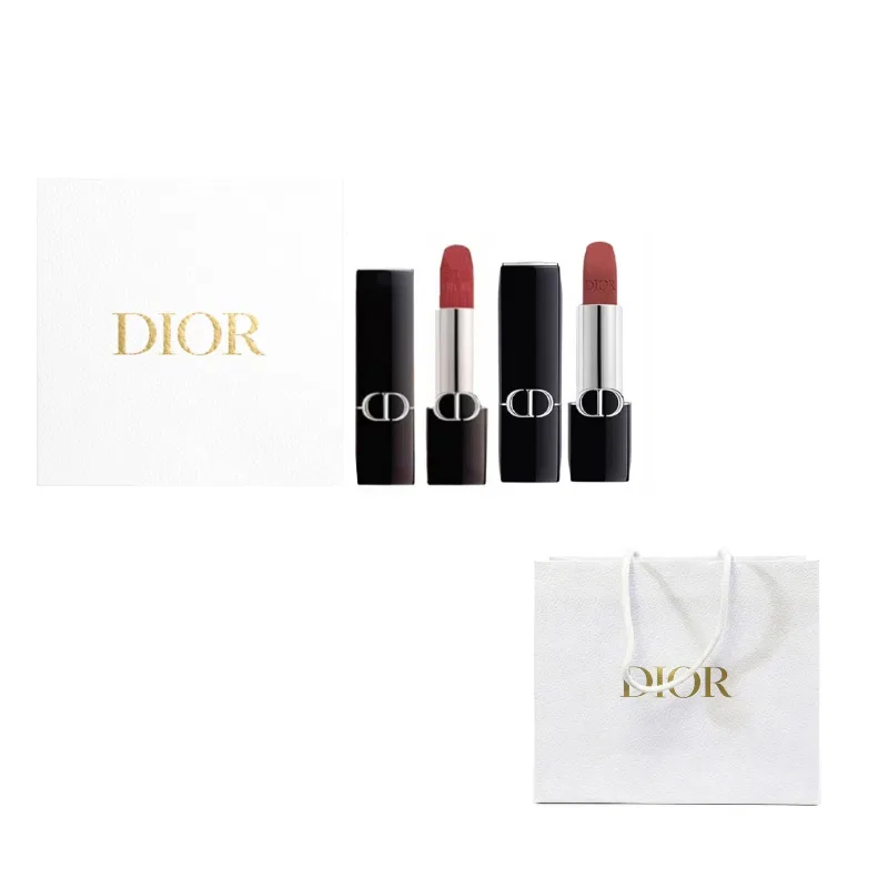 Помада DIOR Velvet Vivid Blue Gold Dual Pack
