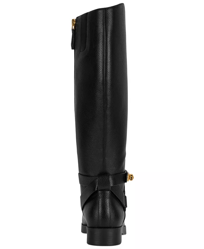 Женские сапоги для верховой езды на квадратном каблуке Donna Karan New York, черный — фото 3