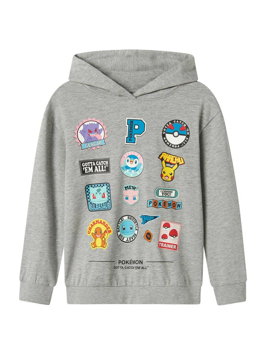 

Толстовка NAME IT NKMJIMM POKEMON, серый