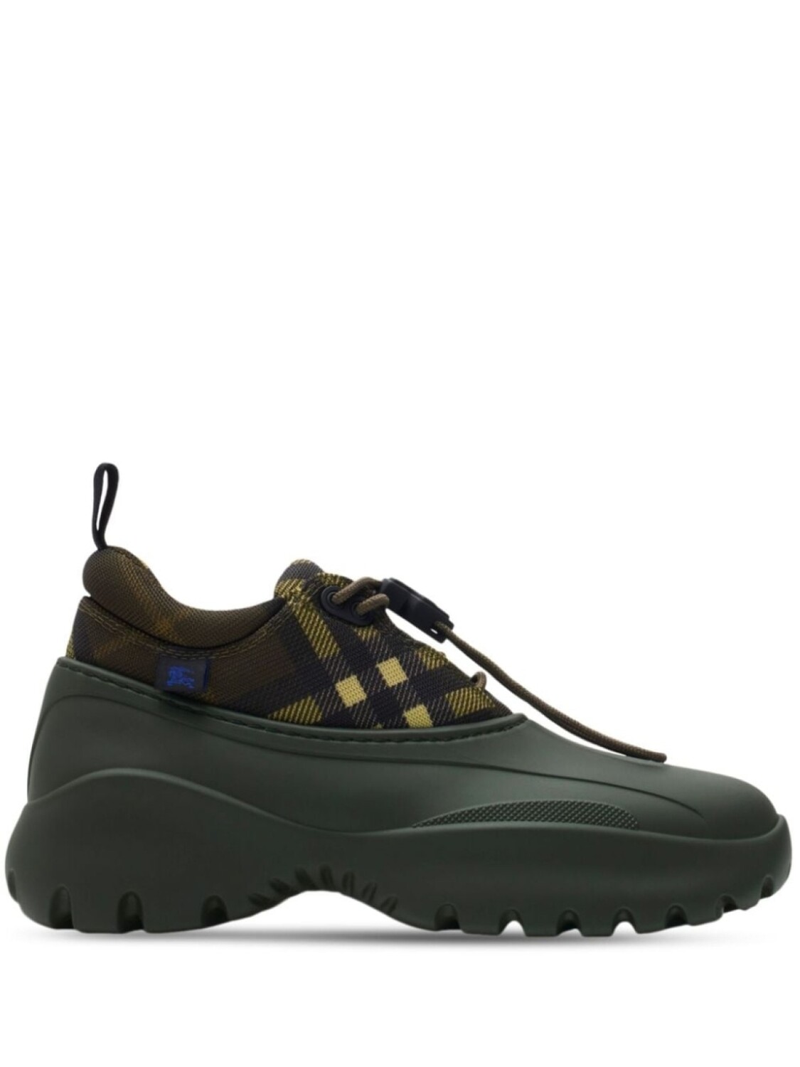 

Burberry кроссовки Check Scoot Trek, зеленый