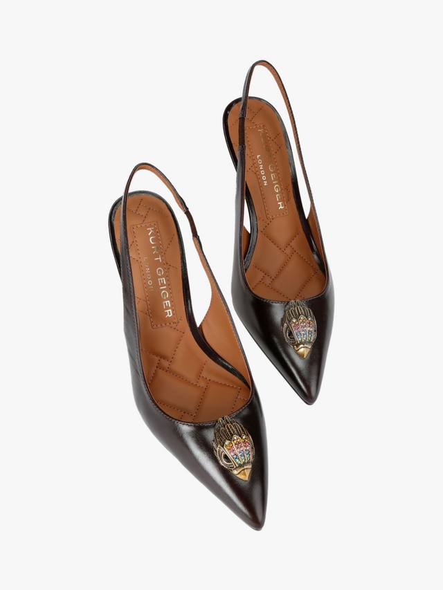 Туфли-лодочки Belgravia на шпильке с ремешком Kurt Geiger London, Brown — фото 3