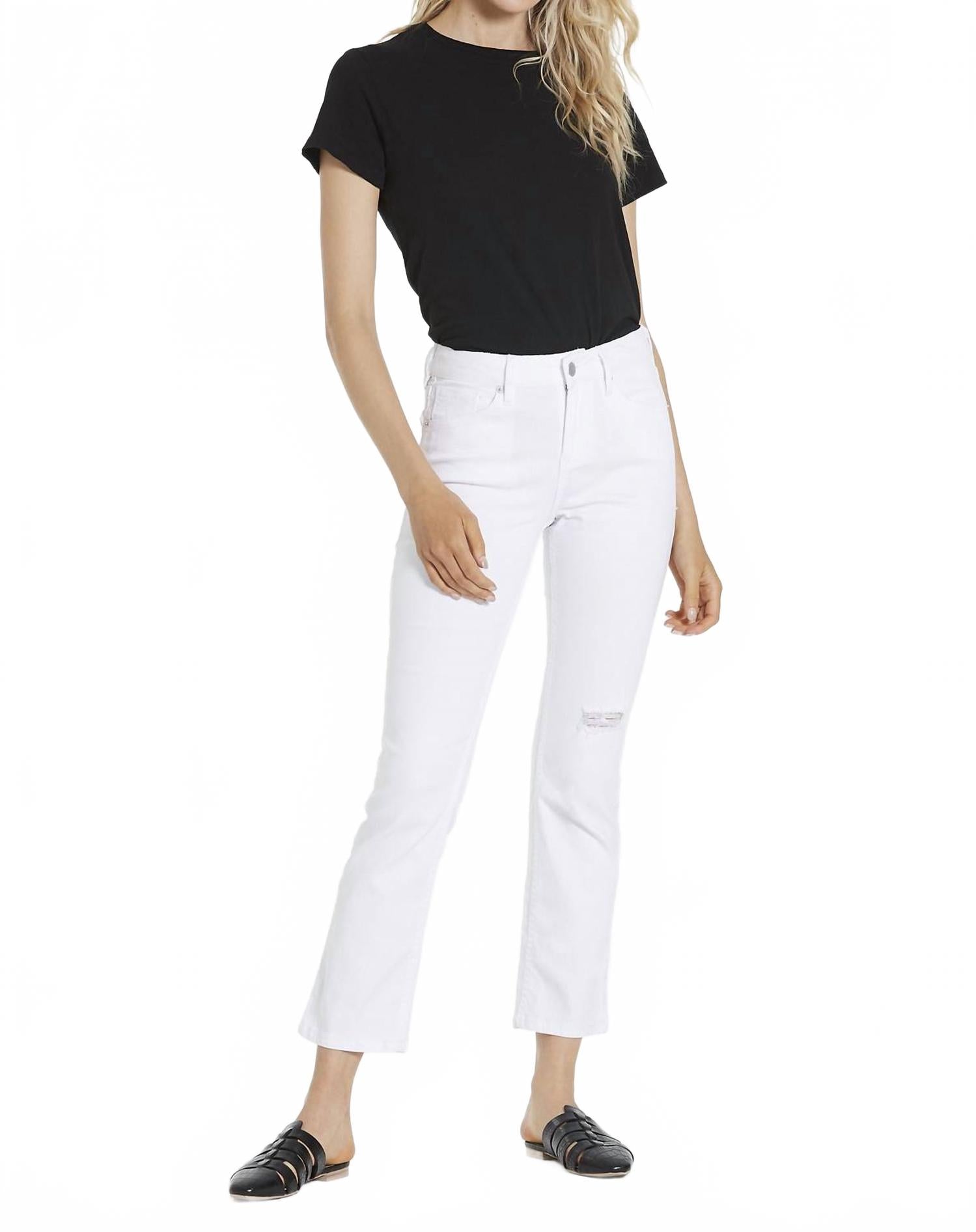 

Блейр Слим Хай Райз джинсы в белом DEAR JOHN DENIM