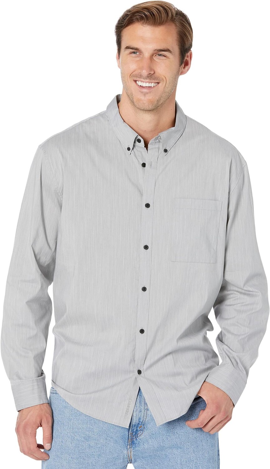 

Рубашка Calvin Klein The Stretch-Cotton Shirt, цвет Sharkskin