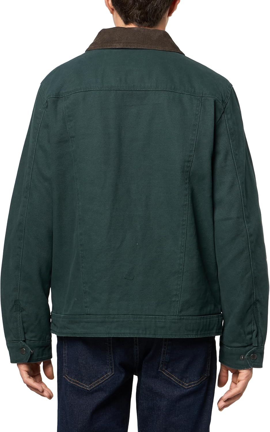 Куртка Levi's Workwear из хлопчатобумажной ткани с вельветовым воротником и воротником Depot, Green Gables Quilt Lined — фото 2