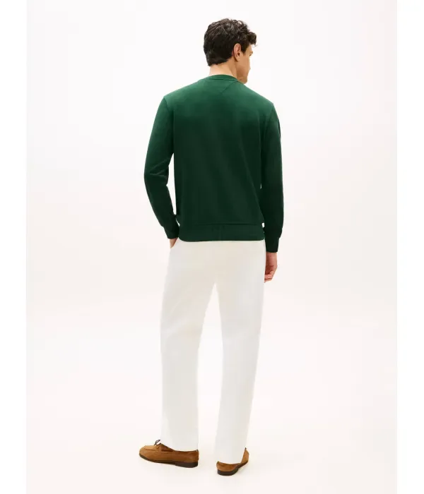 Толстовка TERRY regular fit Tommy Hilfiger, бутылочно-зеленый — фото 3