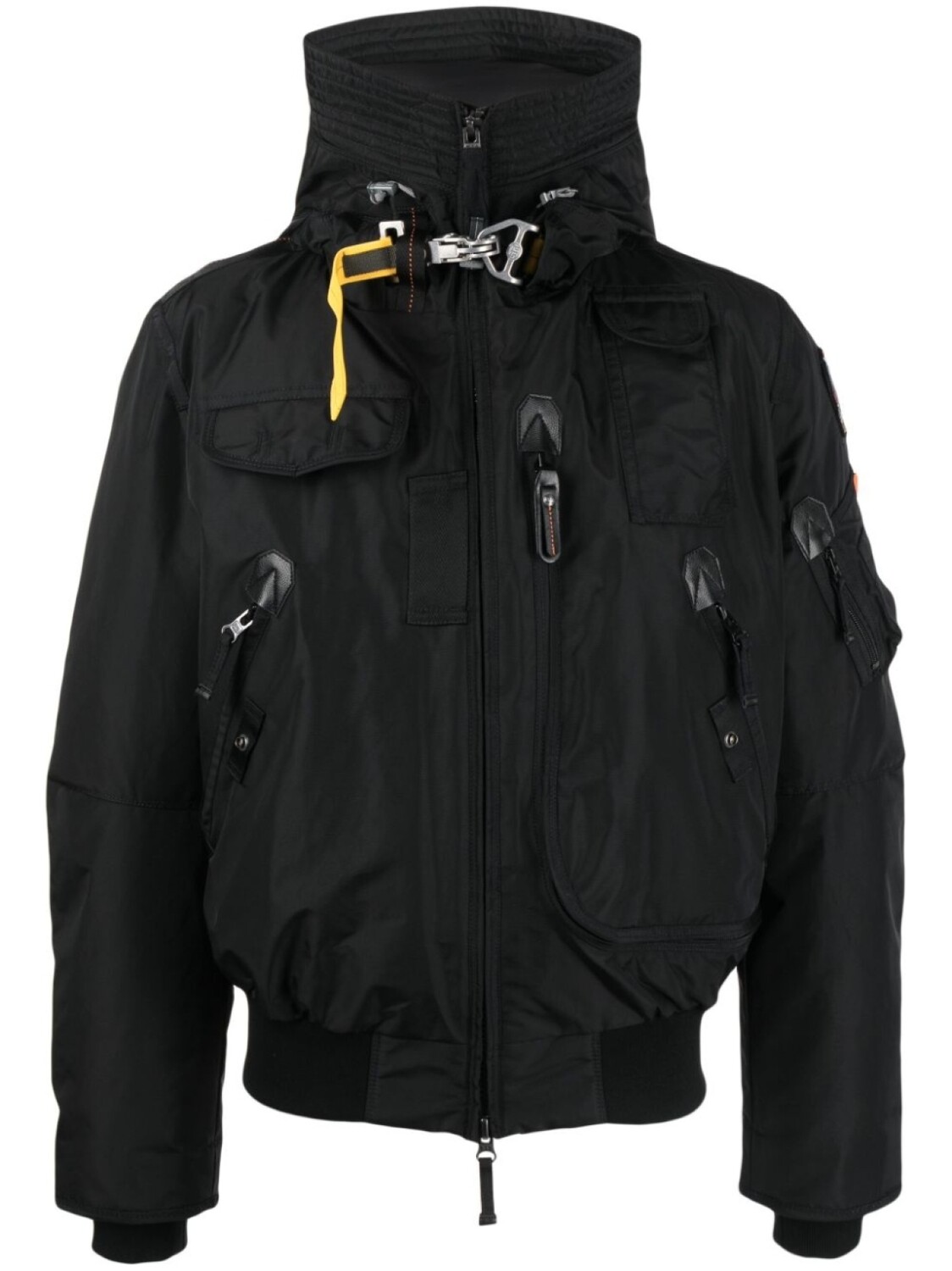 

Parajumpers куртка с капюшоном и нашивкой-логотипом, черный