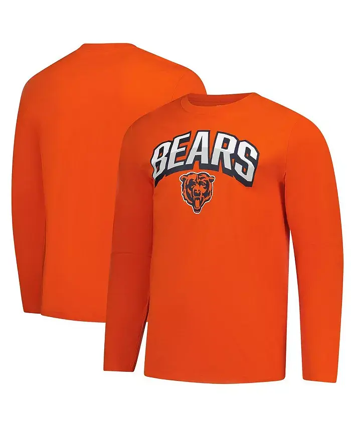 

Мужская оранжевая футболка с длинным рукавом Chicago Bears Fanatics