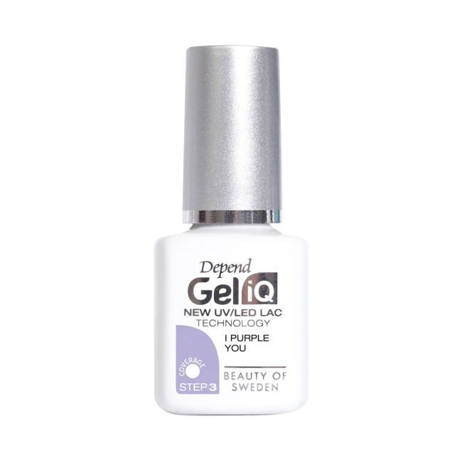 

Гель-Лак для ногтей Gel iq uv/led Depend, цвет i purple you, 5 мл