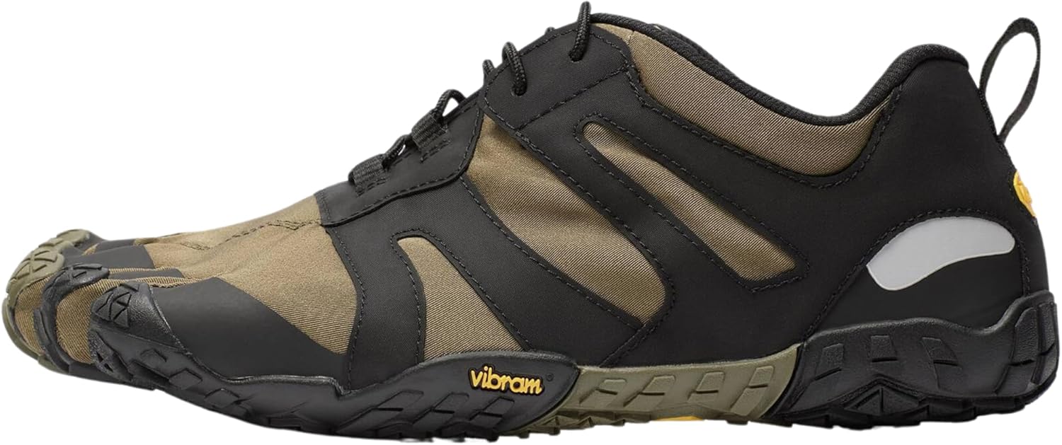

Мужские кроссовки Vibram FiveFingers V-Trail 2.0 | Беговые кроссовки босиком для трейл-раннинга и бездорожья с отличным сцеплением и стабильностью, черный