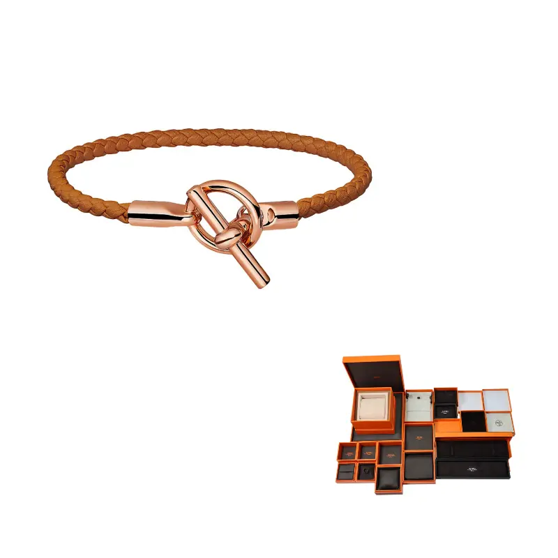 

Hermes Браслеты Glenan с покрытием из розового золота, унисекс