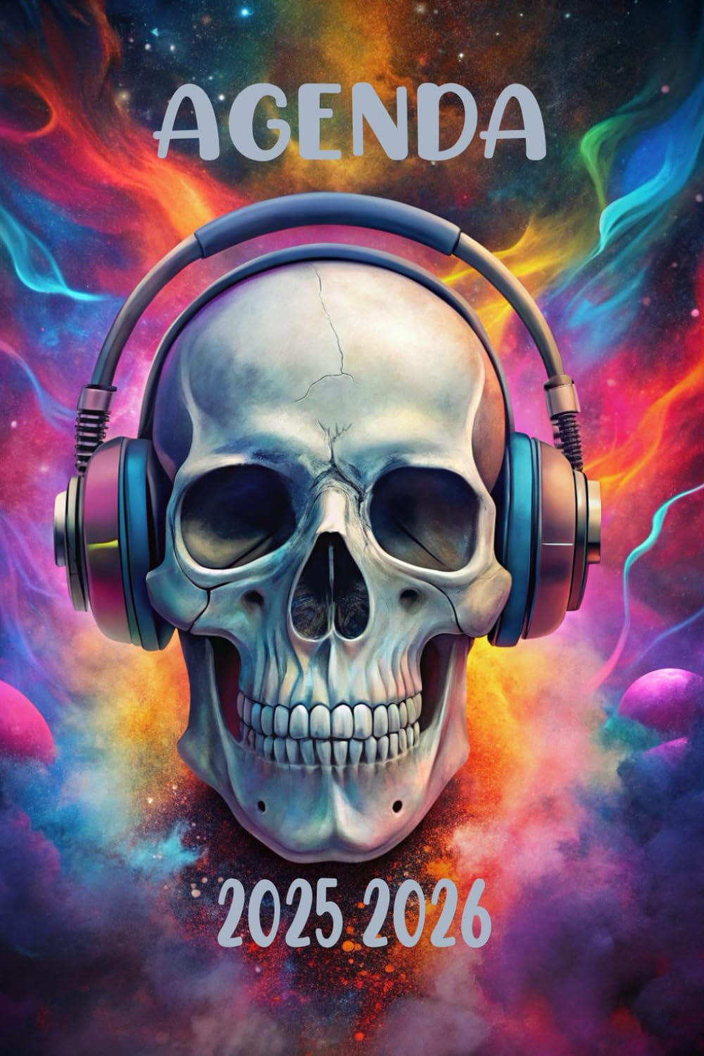 

Agenda 2025-2026: Scolaire Tête de mort | Journalier (une page par jour) | Septembre à Juillet | 14,8 x 21 cm | Collège et Lycée et primaire | garçon et fille (French Edition) (Independently published)