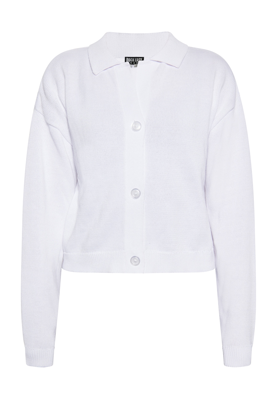 

Вязаный кардиган myMo KIDS Rocks Rockeasy, белый