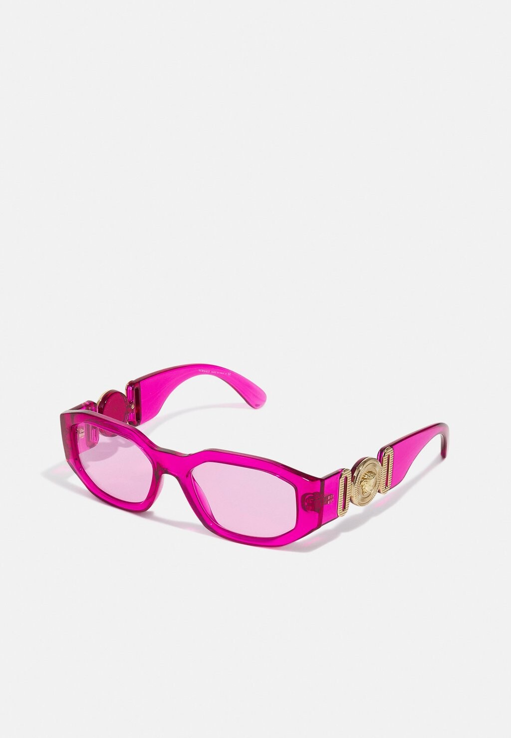 

Солнцезащитные очки VERSACE BIGGIE UNISEX Versace, прозрачная фуксия