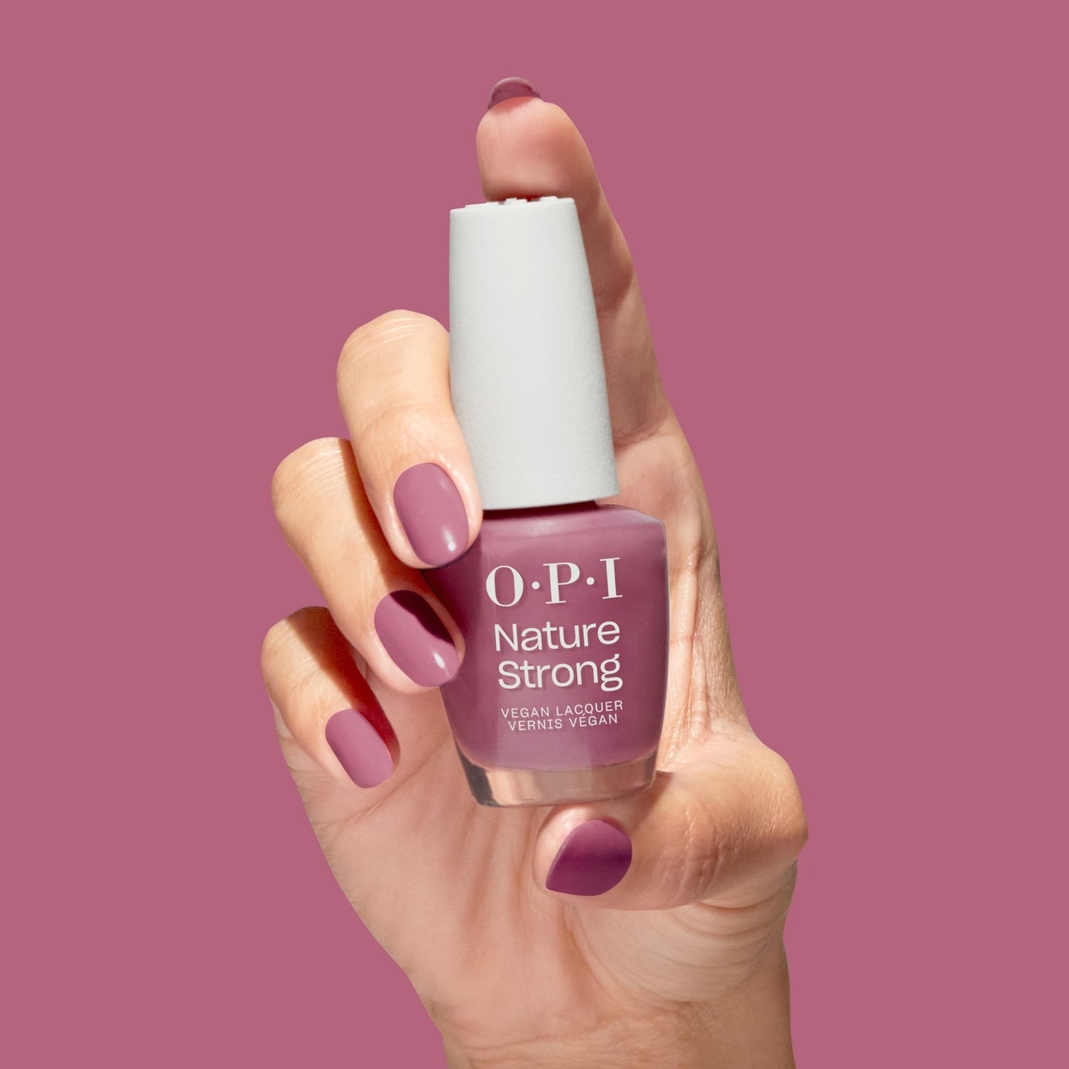Лак для ногтей nature strong vegan Opi, nat008 - nat - simply radishing, объем 15 мл — фото 4