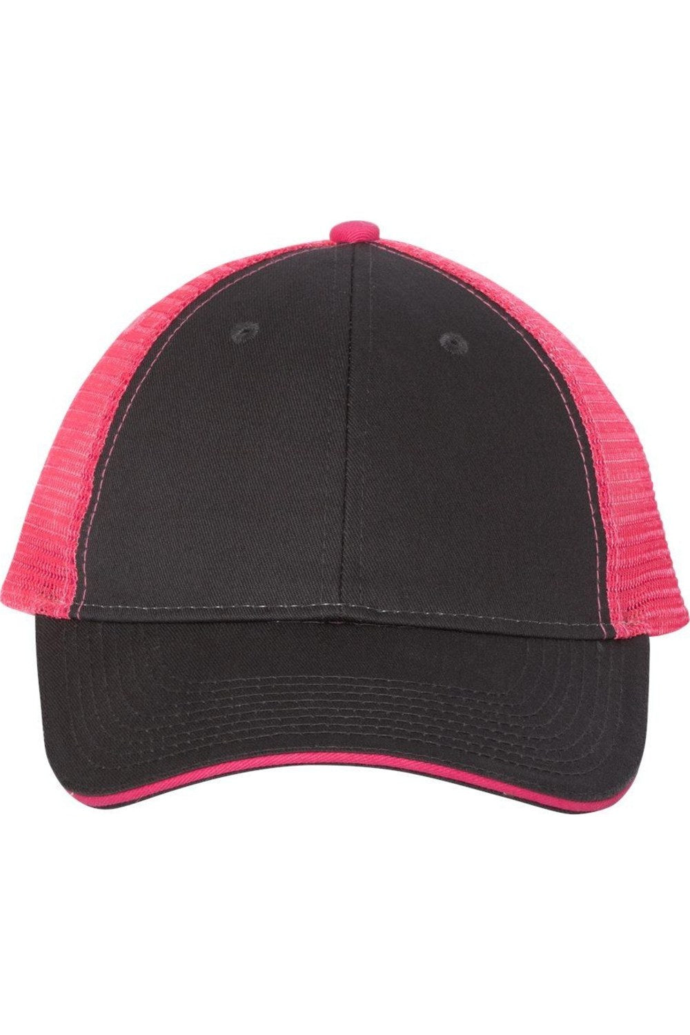 

Кепка дальнобойщика Valucap Sandwich, цвет charcoal/ neon pink