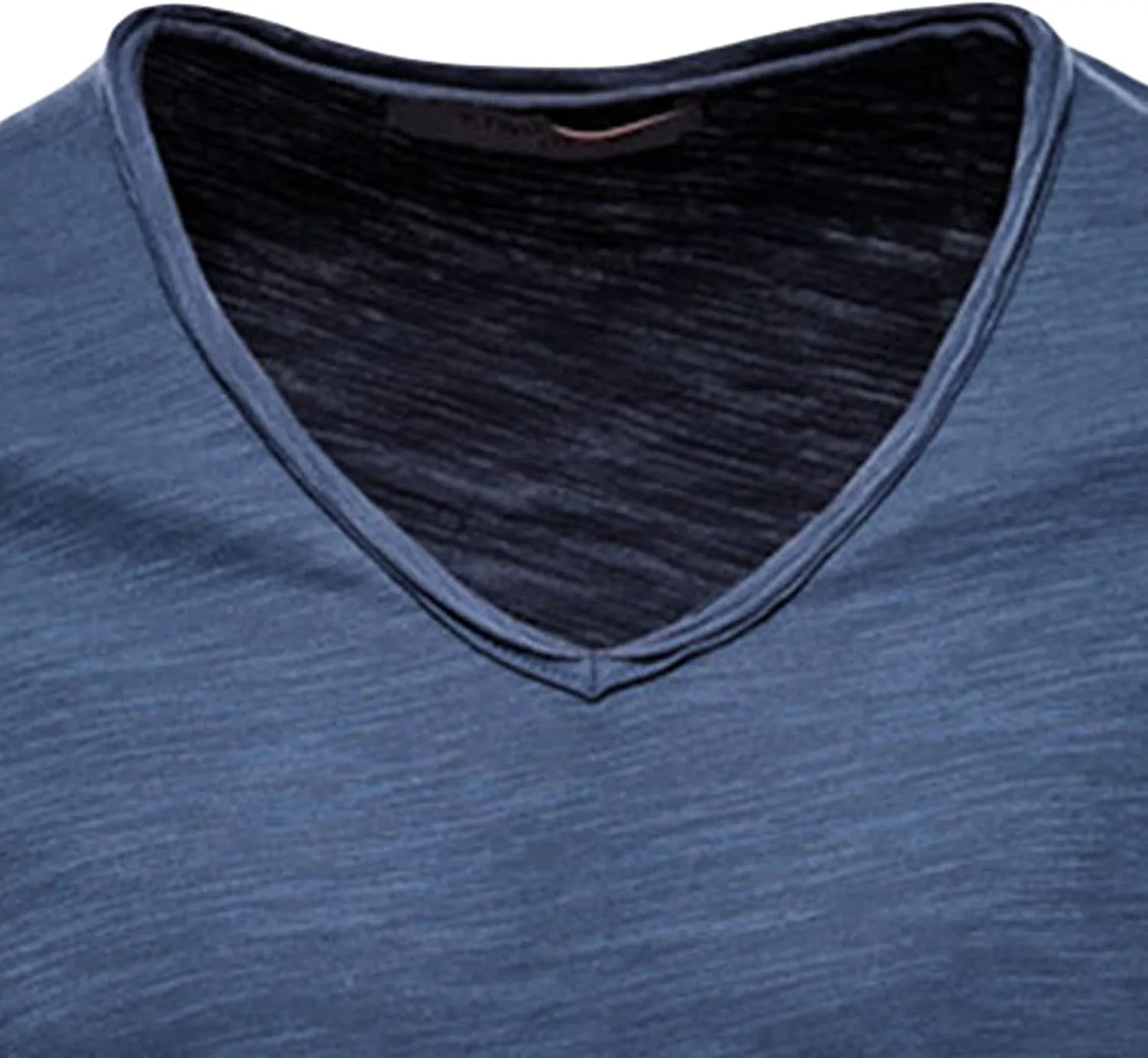 Мужская футболка V-Neck Longline Henley Stretch — фото 2