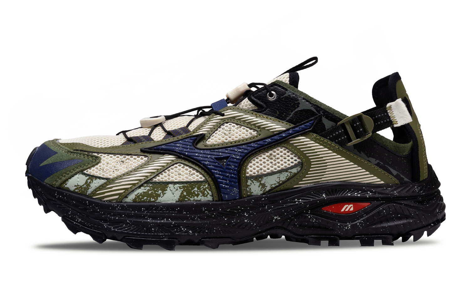 

Mizuno Кроссовки для трейла и треккинга Racer Trail River Unisex Ecru/Dark Olive Green