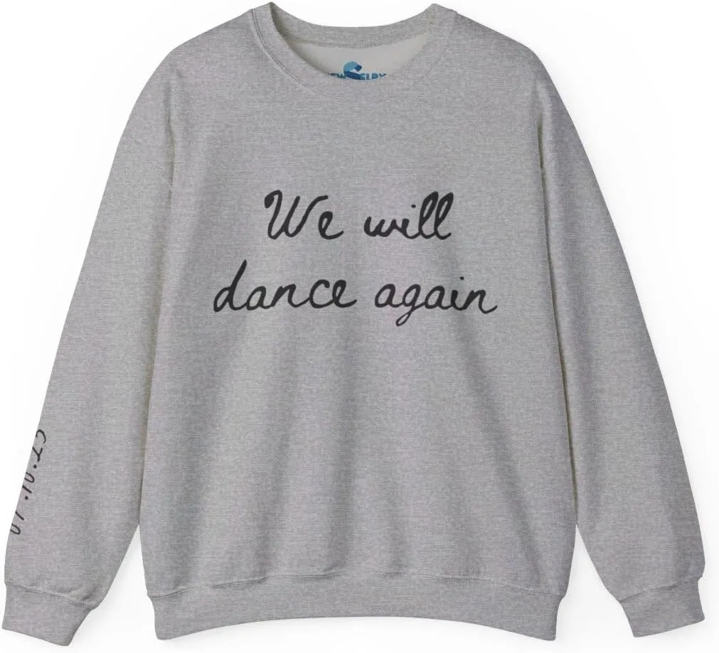 Толстовка Jewselry We Will Dance Again 07.10 с капюшоном в поддержку Израиля GENERIC, серый — фото 2