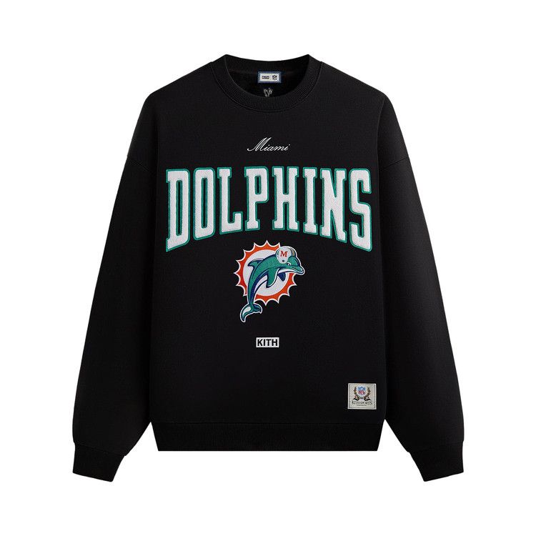 

Свитер Kith &, 47 for the NFL: Dolphins Nelson Crewneck, Black