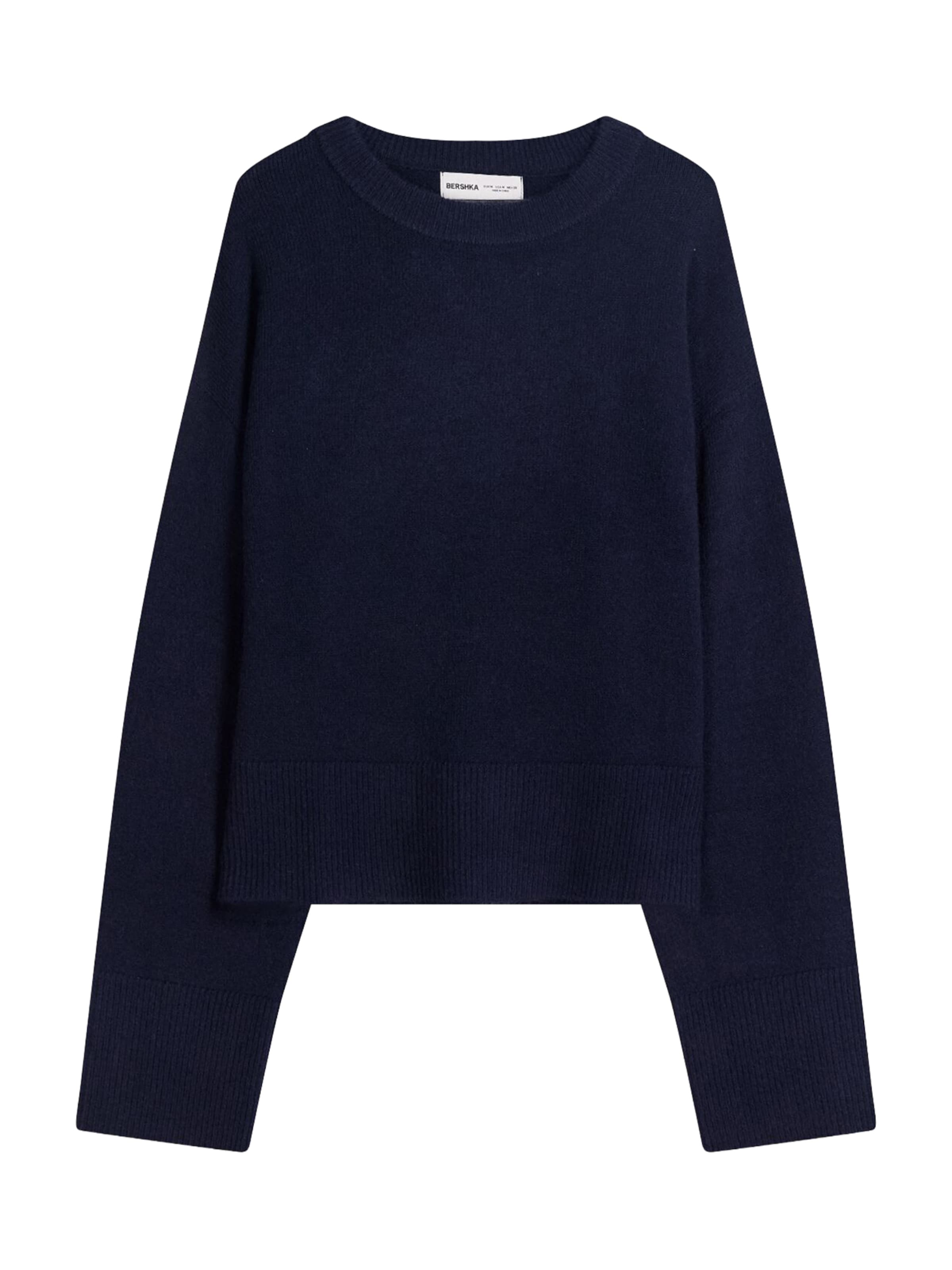 

Bershka Свитер в темно-синем цвете