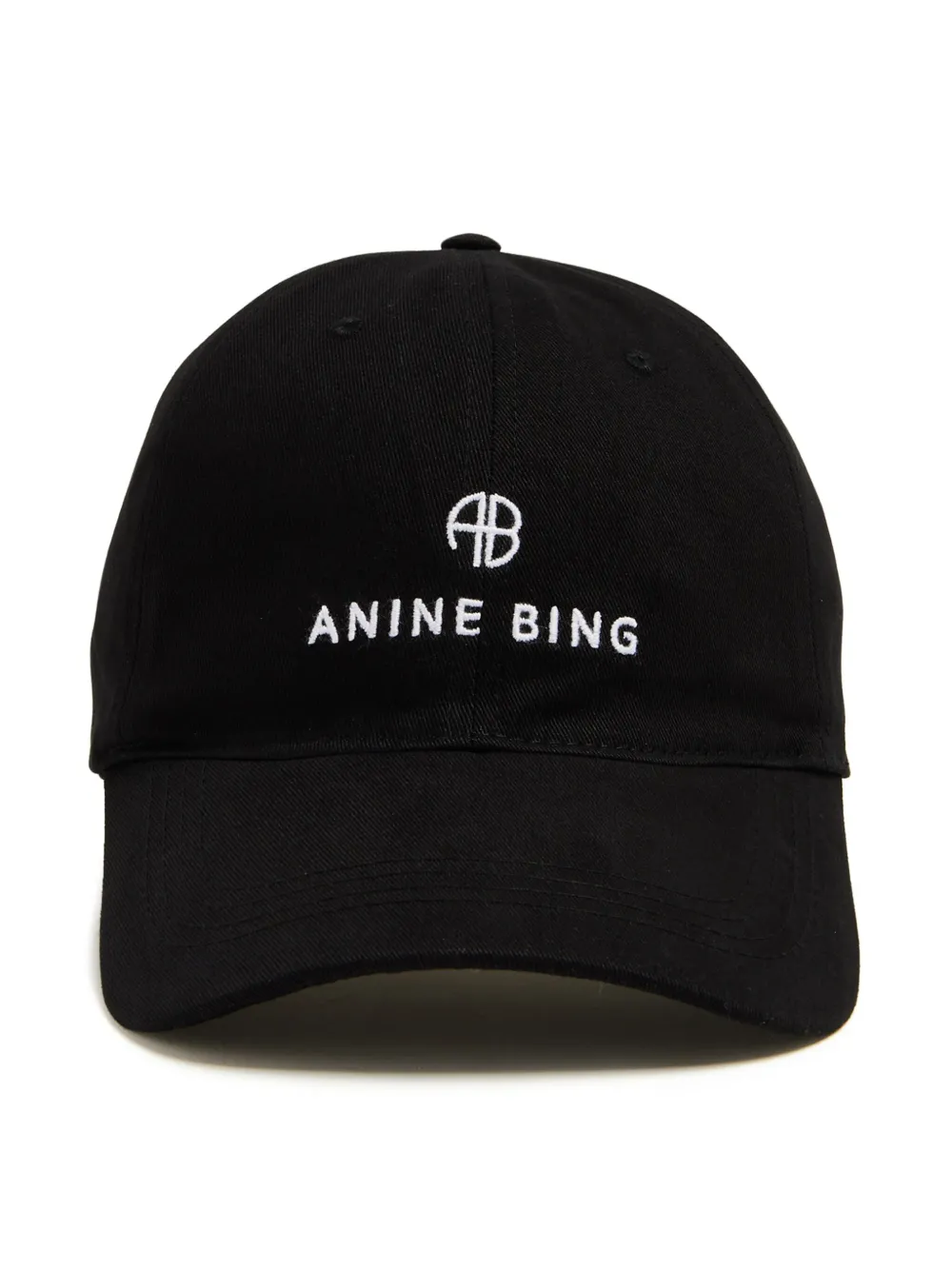 

Кепка с вышитым логотипом ANINE BING, черный