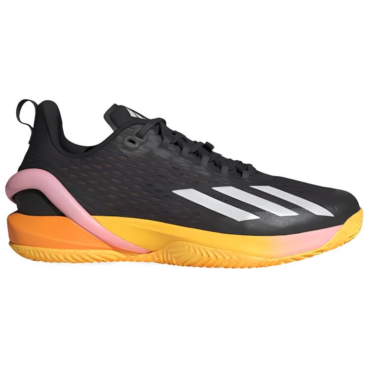 Теннисные кроссовки Adizero Cybersonic мужские с низким верхом Aurora Black/Zero Metal/Spark Adidas — фото 2