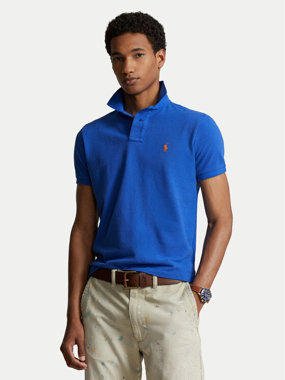 

Рубашка-Поло с завышенной талией 710782592011 Polo Ralph Lauren, синий