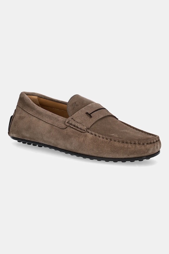 

Замшевые мокасины Driver Loafers Hackett London, коричневый