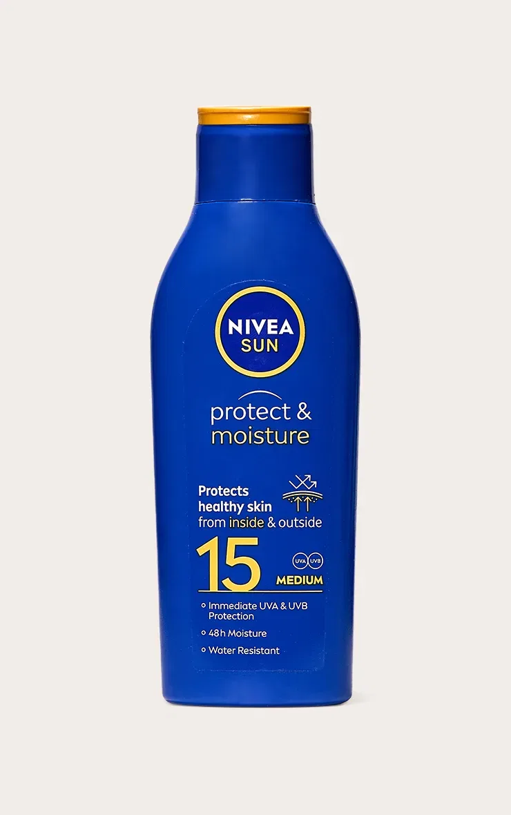 Солнцезащитный лосьон SPF 15 Nivea Prettylittlething, белый