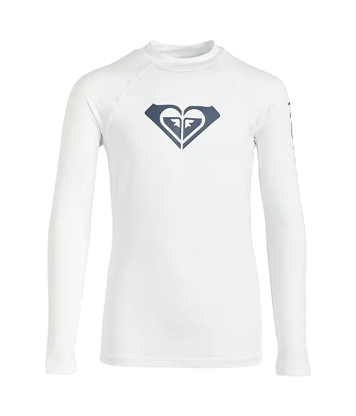 Рашгард с длинным рукавом Whole Hearted Roxy Kids, Bright White