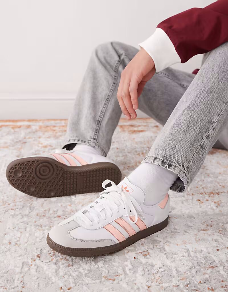 Кроссовки Adidas Originals Samba OG белого цвета
