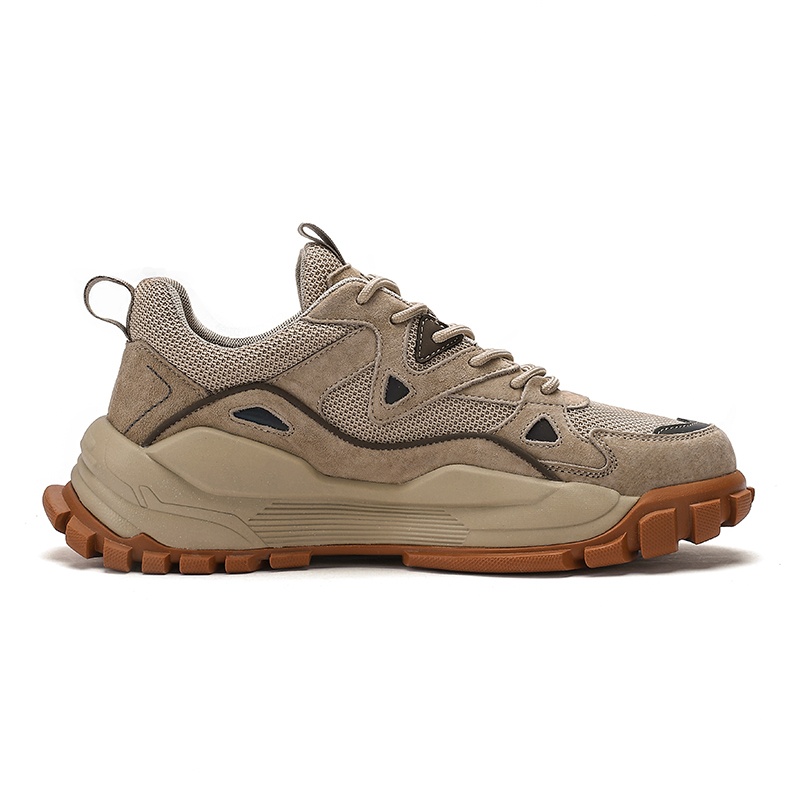 JEEP SPIRIT Абразивостойкие мужские низкие кеды Light Sandy/Climbing Gray, цвет Light Sandy/Climbing Gray — фото 4