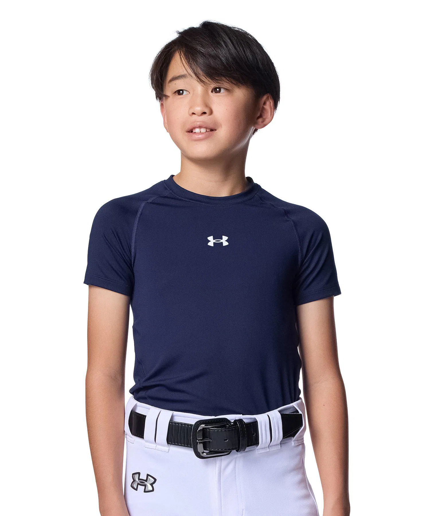 Детская футболка UNDER ARMOUR UA Heatgear Comfort Fitted с коротким рукавом и круглым вырезом