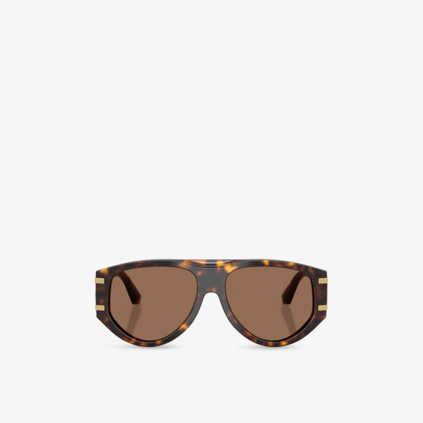

Dg4499 солнцезащитные очки pilot-frame из ацетата Dolce & Gabbana, коричневый