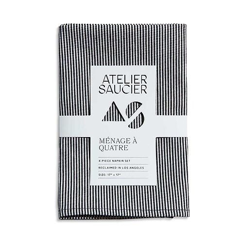 

Салфетки Hickory Stripe, набор из 4 шт. ATELIER SAUCIER, цвет Blue